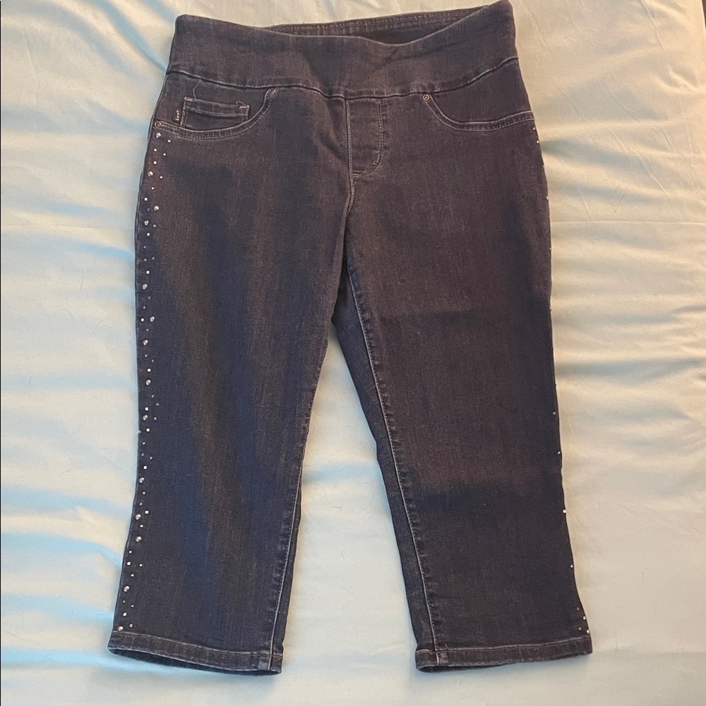 Women’s Lee Petites Slim Fit Sculpting Mid Rise Capris, Size 6